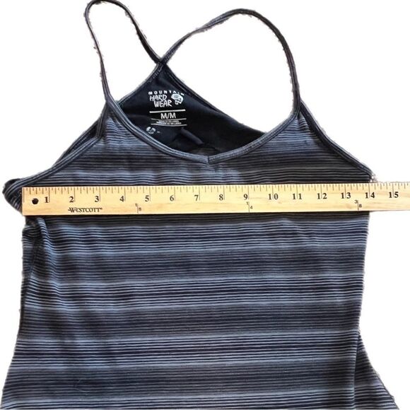 Mountain Hard Wear Grey Striped Sundress with Racer Back. Sz. M. Good Condition - Picture 12 of 13